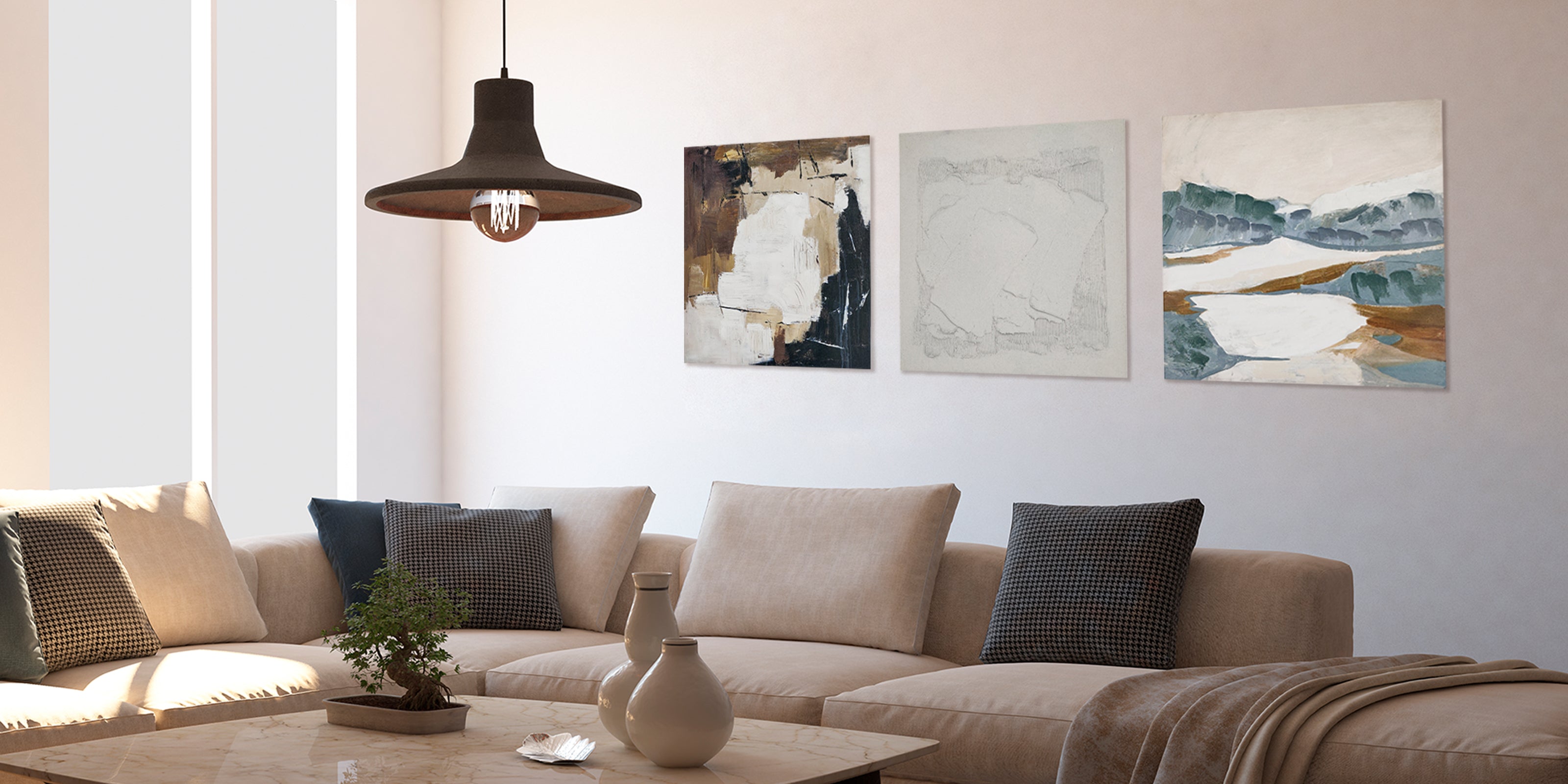 Wall Art Trio: Set Of 3