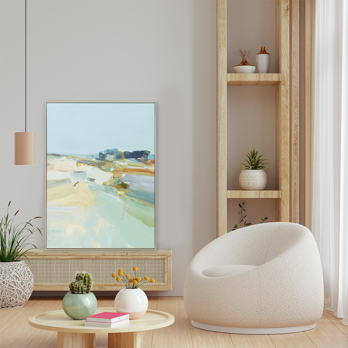 (Preorder ETA: End Oct) Prarie: Hand Painted Wall Art (90x120cm)
