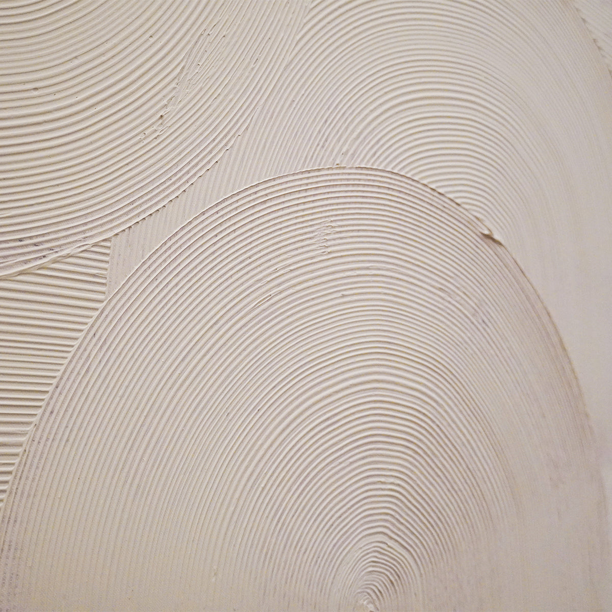 Abstract textured wall art affordable oil painting close up white zen square