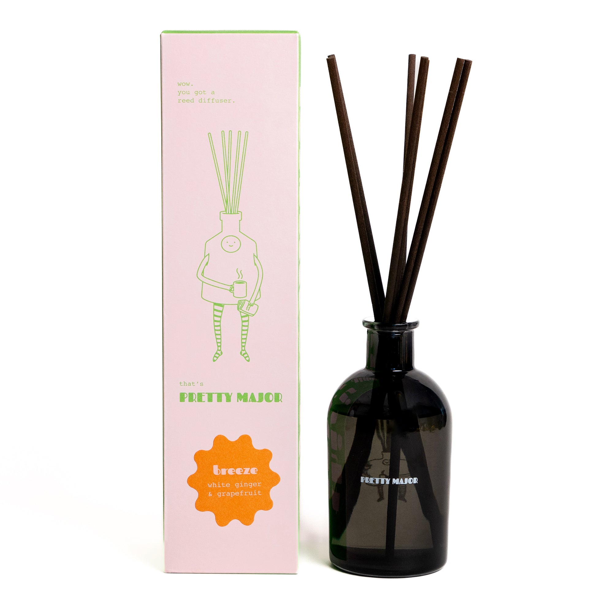Breeze reed diffuser white ginger and grapefruit