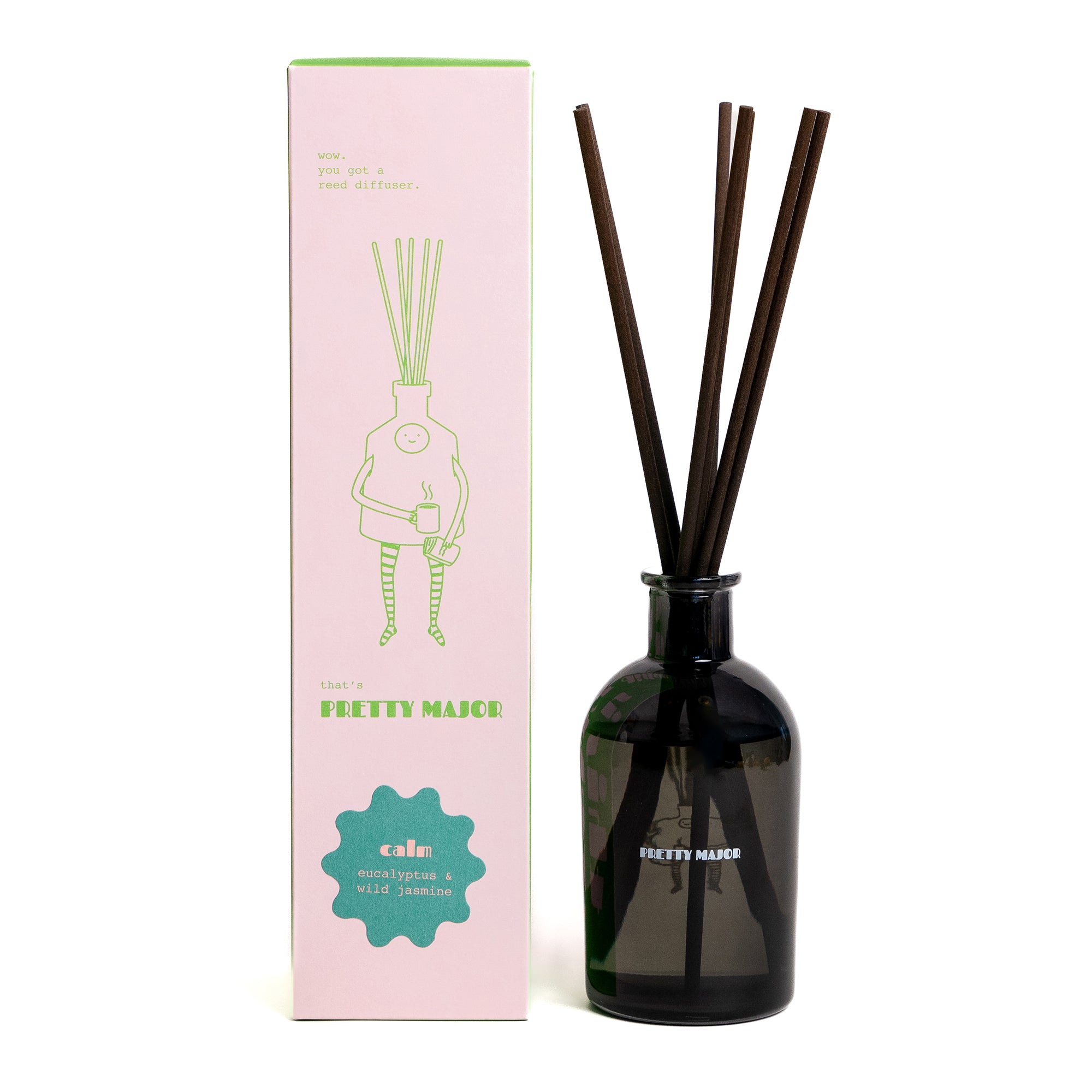 Calm reed diffuser eucalyptus and wild jasmine