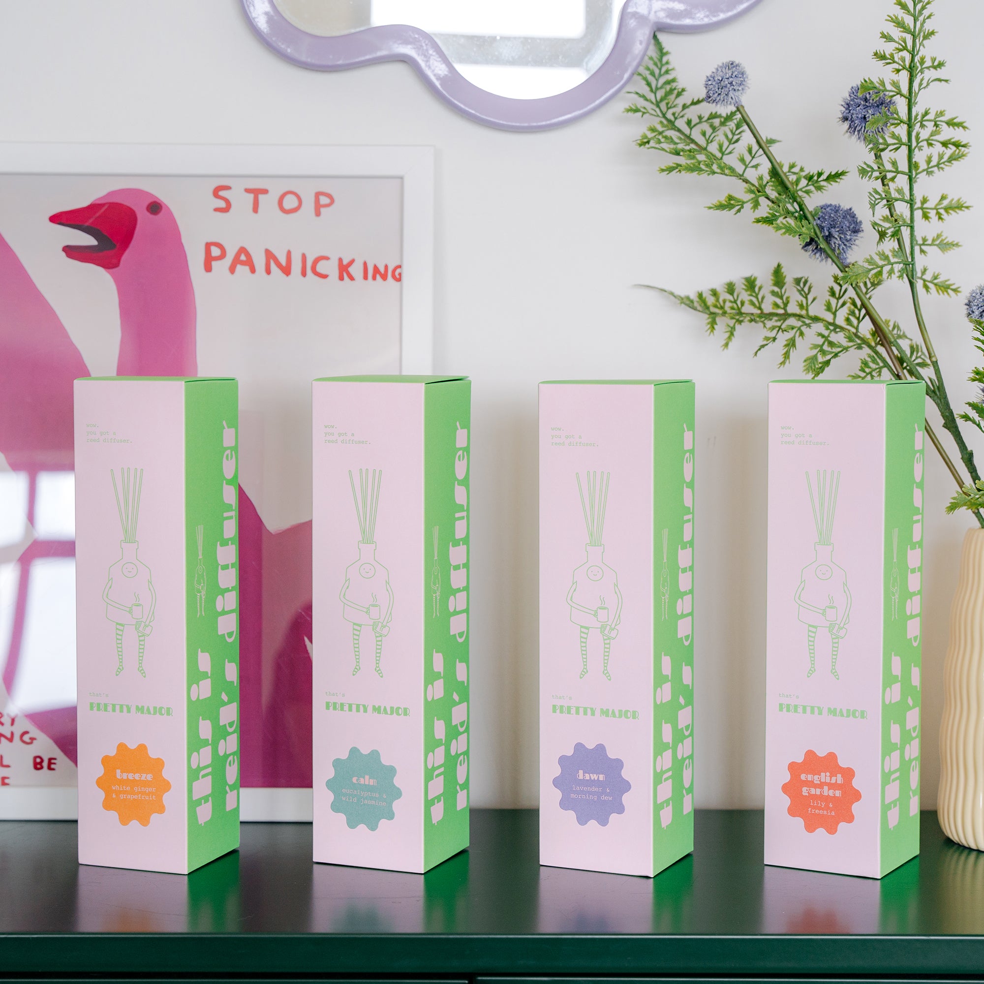 reed diffuser box at home