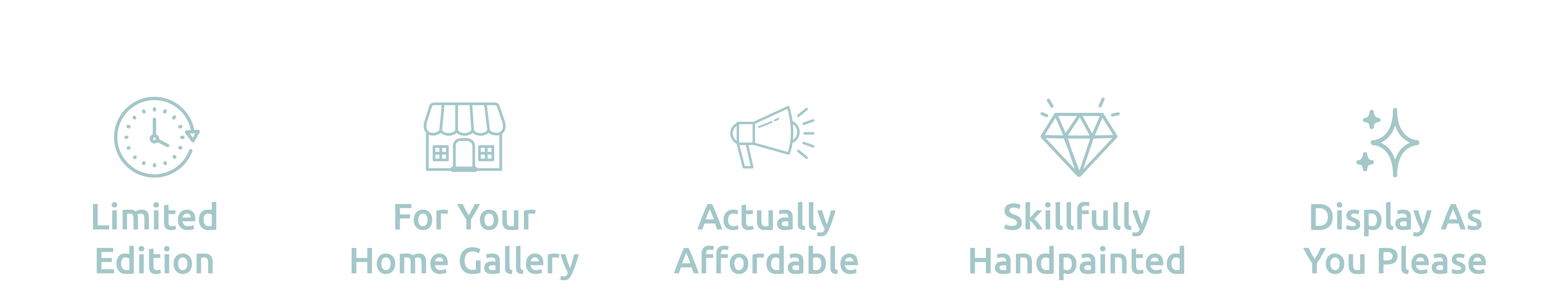 skillfully handpainted limited edition wall art for your home gallery display as you please