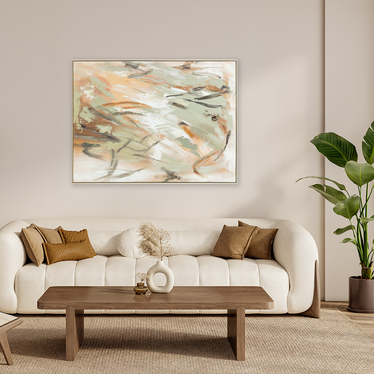 (Preorder ETA: End Oct) Blooming Fields: Hand Painted Wall Art (90x120cm)
