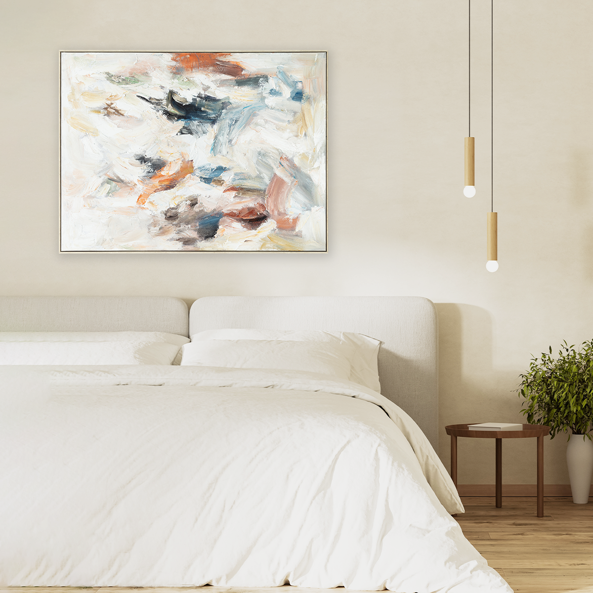 (Preorder ETA: End Oct) Colour Dance: Hand Painted Wall Art (90x120cm)