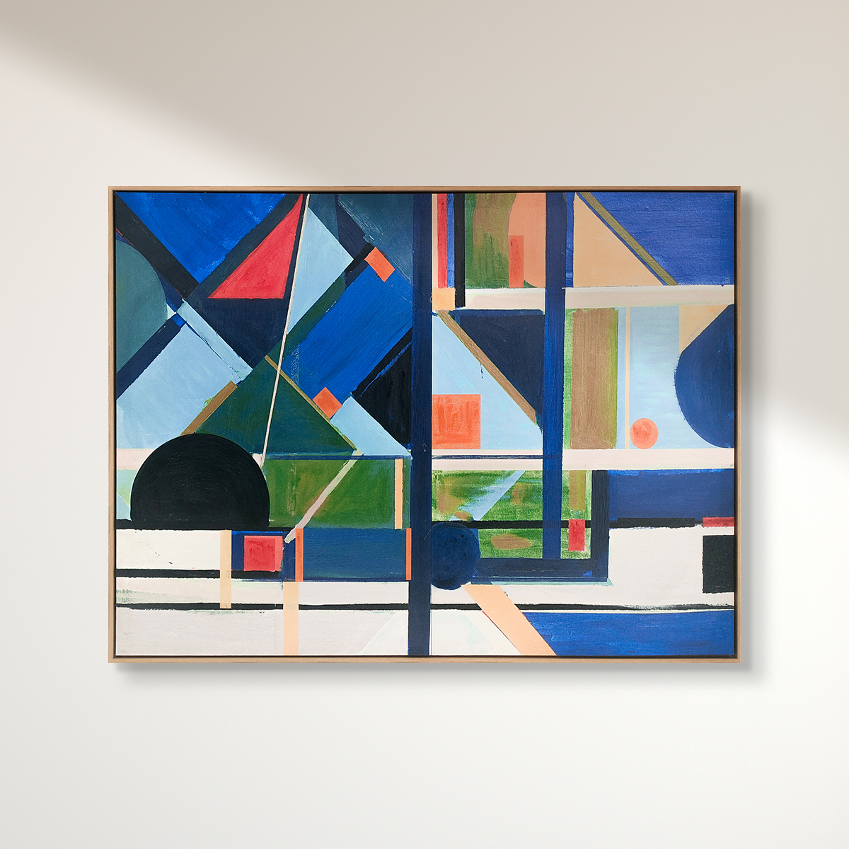 Metropolitan: Hand Painted Wall Art (100x75cm)