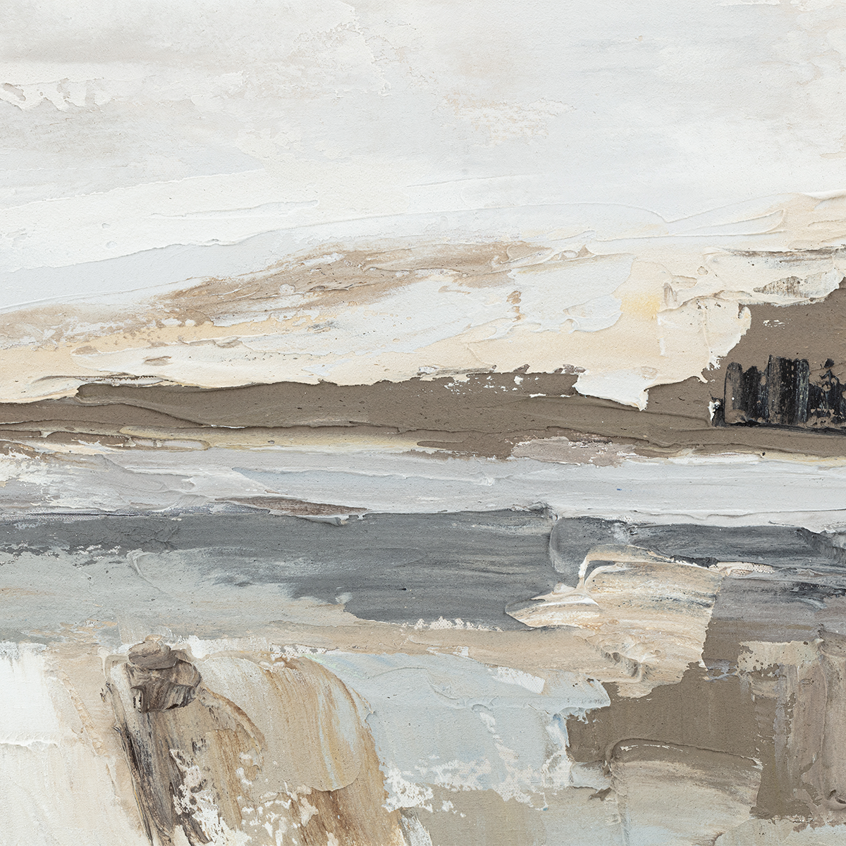 (Preorder ETA: End Oct) Salt Flats: Hand Painted Wall Art (120x60cm)